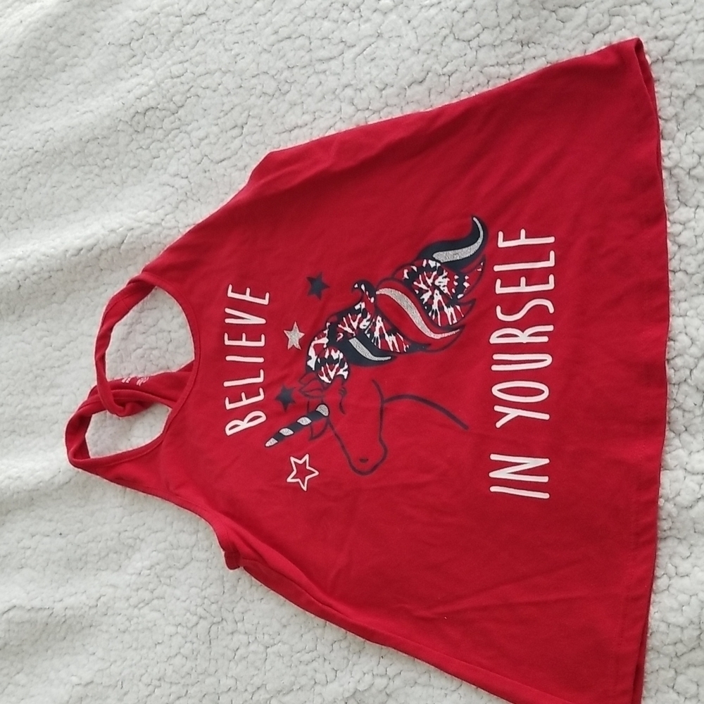 Way To Celebrate Patriotic Girl's Tank